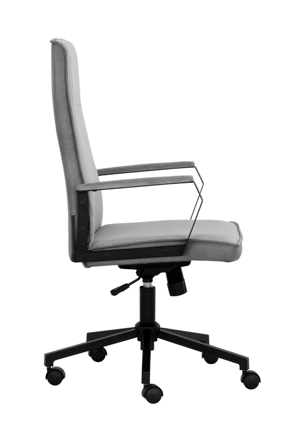 Modern European furniture - Gray High-Back Office Chair - www.oroa.com