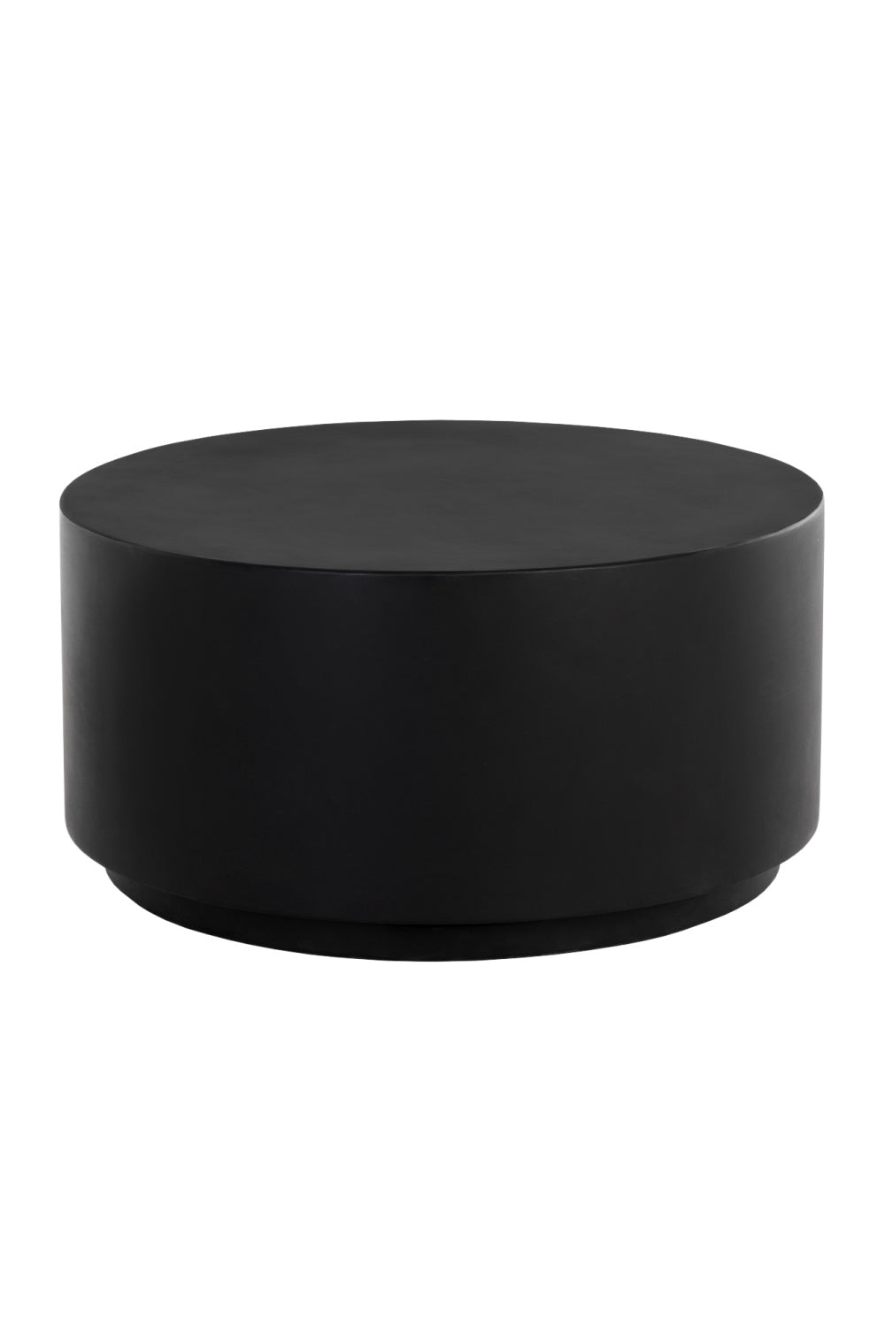 Black Cylindrical Indoor/Outdoor Coffee Table by Splendido Rubin