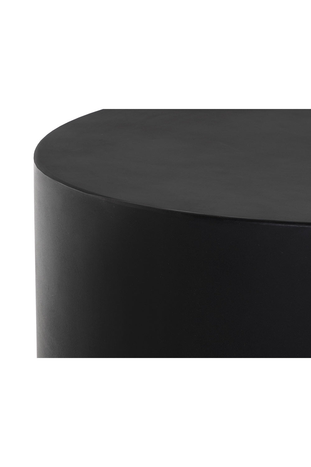 Black Cylindrical Indoor/Outdoor Coffee Table by Splendido Rubin, alternate view 4
