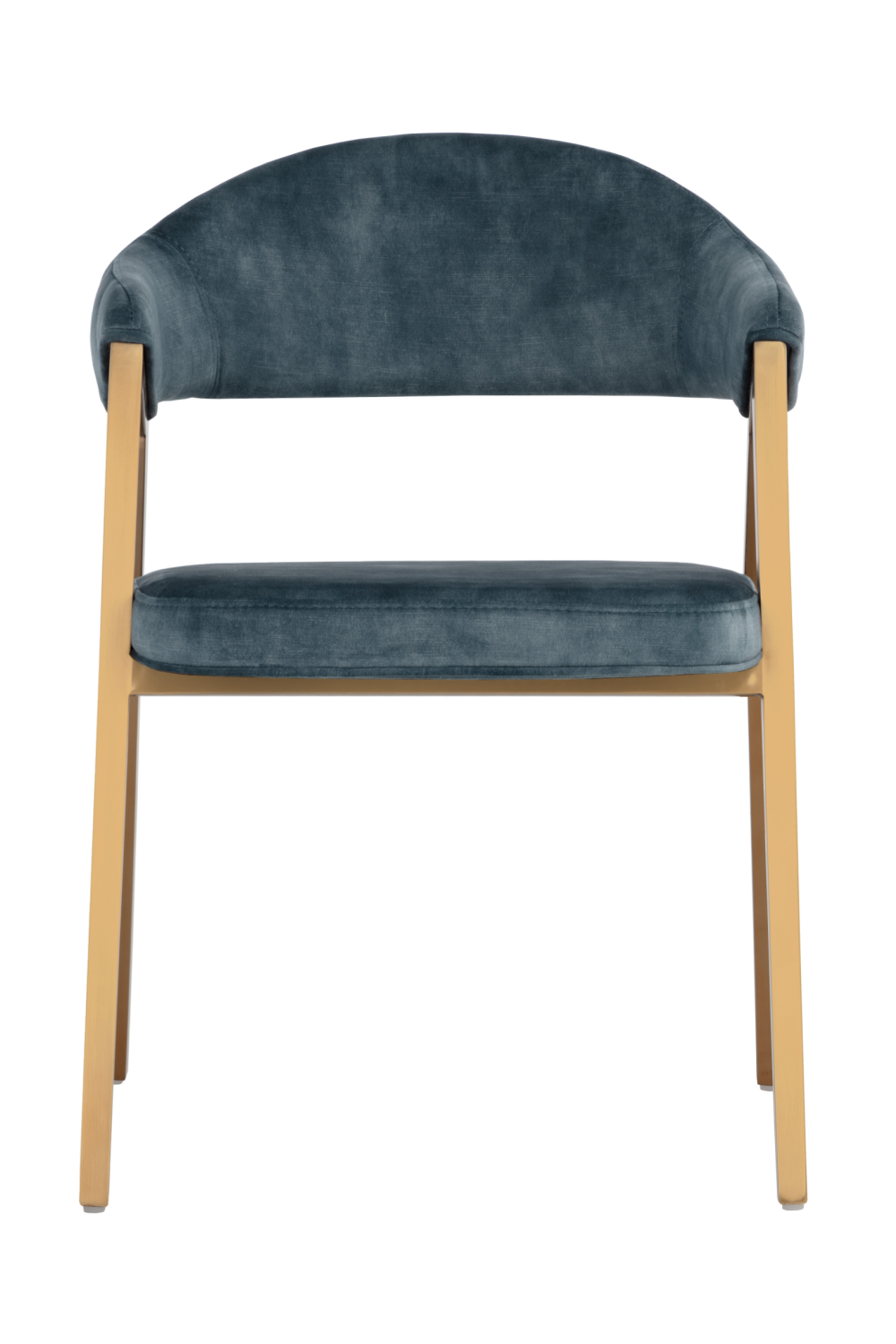 Blue Channeled Back Dining Armchair by Splendido Burgos Dining Chair