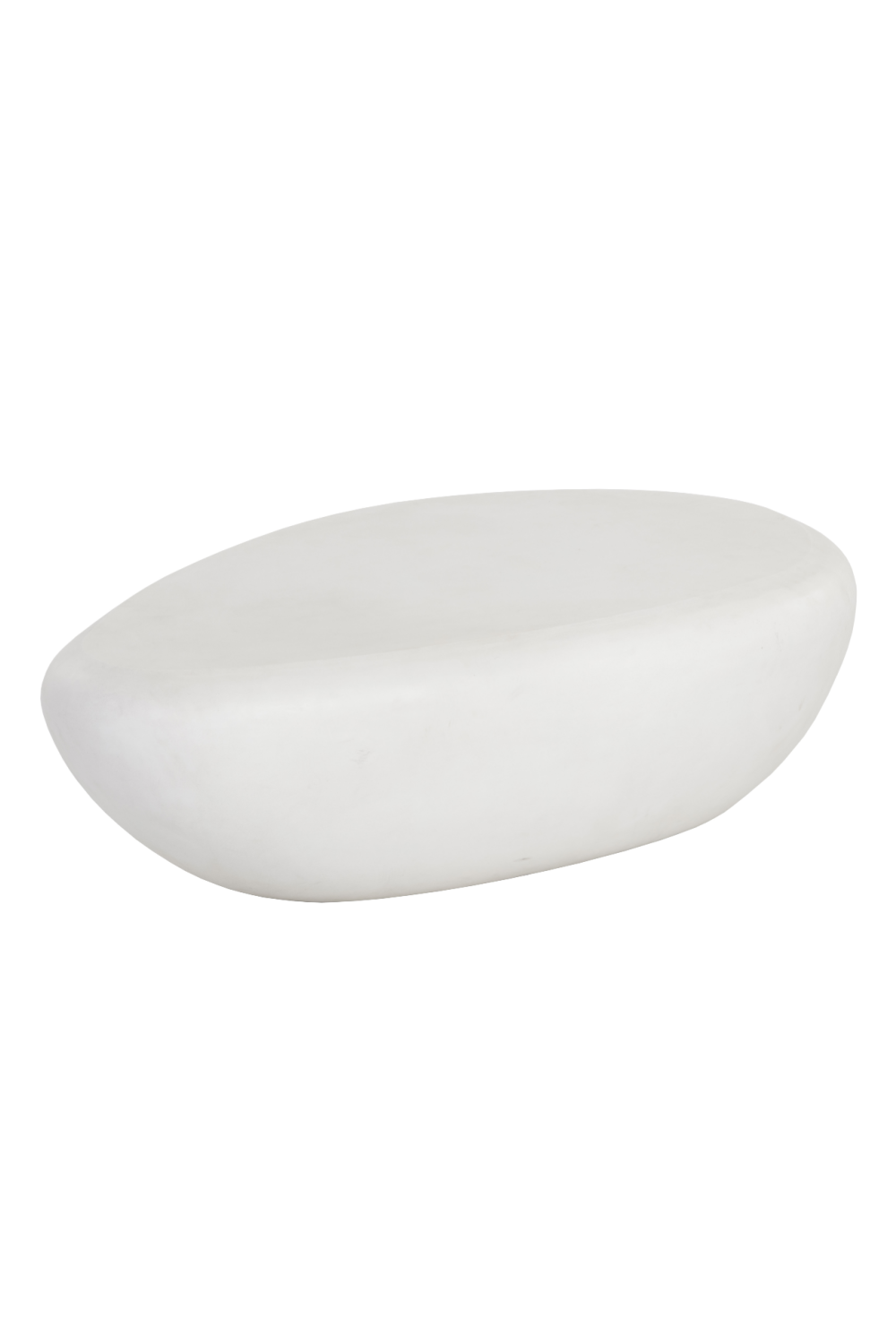 White Organic-Shaped Indoor/Outdoor Coffee Table L by Splendido Corvo, alternate view 4