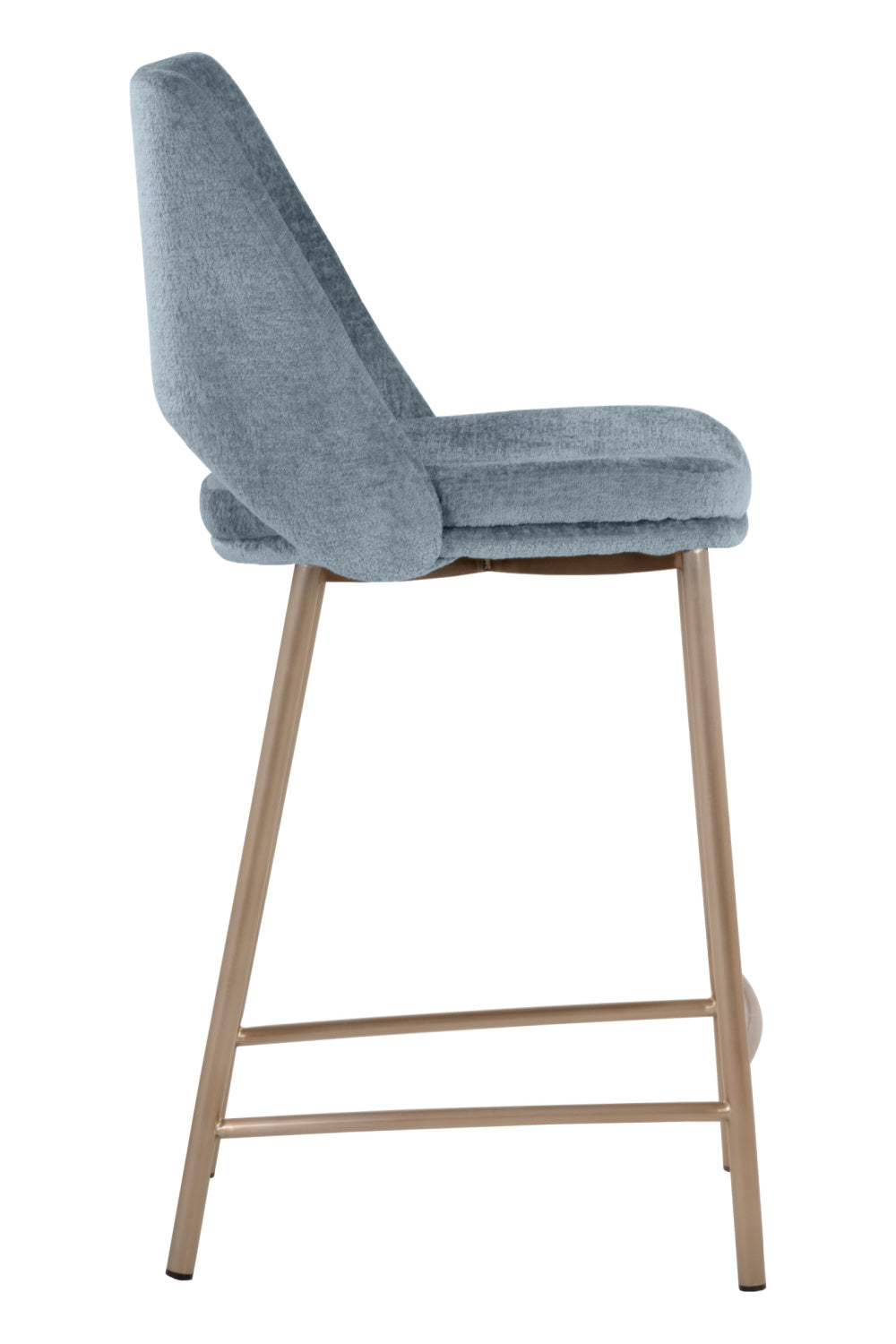 Blue Cutout-Back Counter Stool by Splendido Radella, alternate view 3