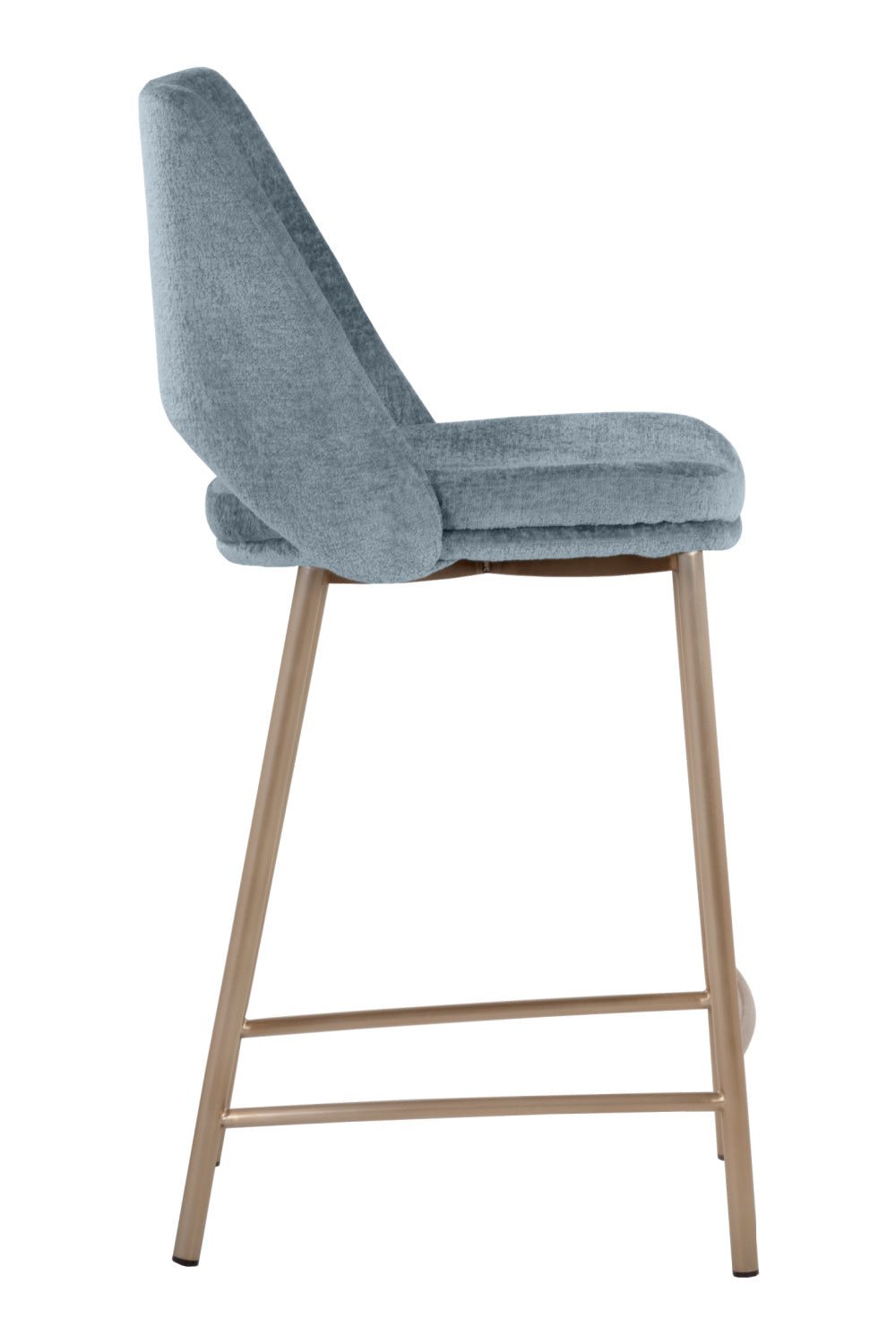 Blue Cutout-Back Counter Stool by Splendido Radella, alternate view 4