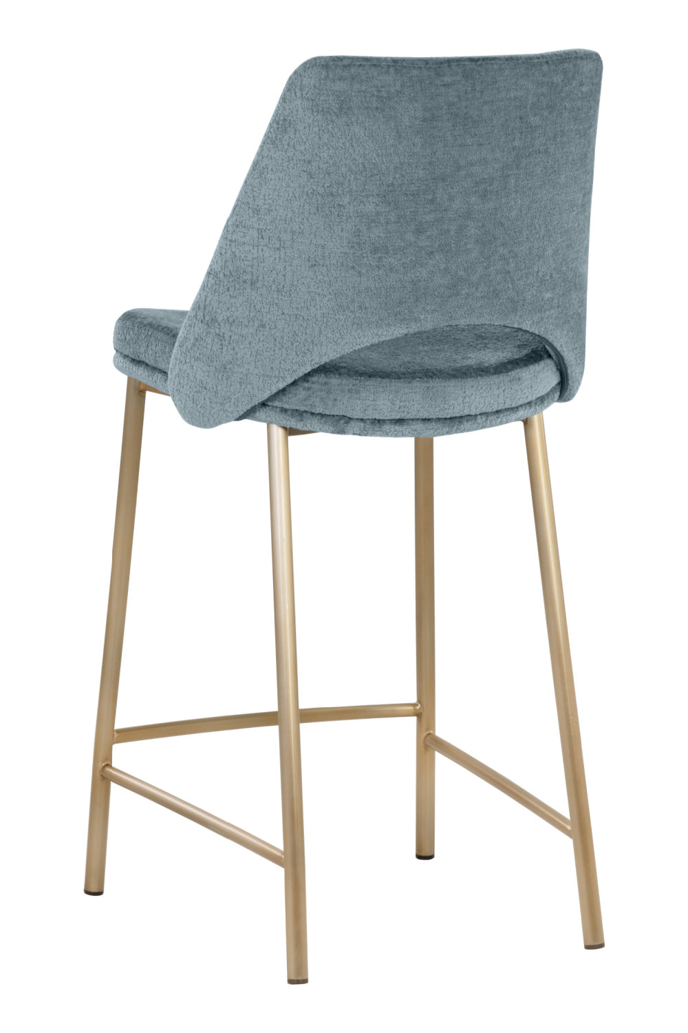 Blue Cutout-Back Counter Stool by Splendido Radella, alternate view 5
