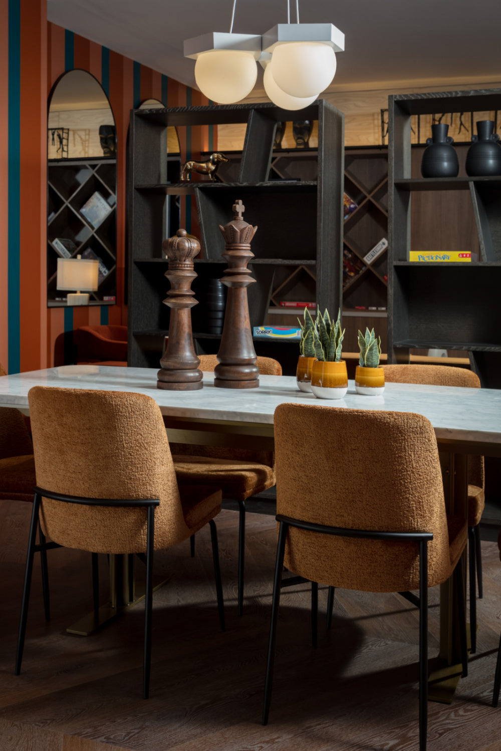 Brown Fabric Dining Chairs (2) by Splendido Zeke, alternate view 10