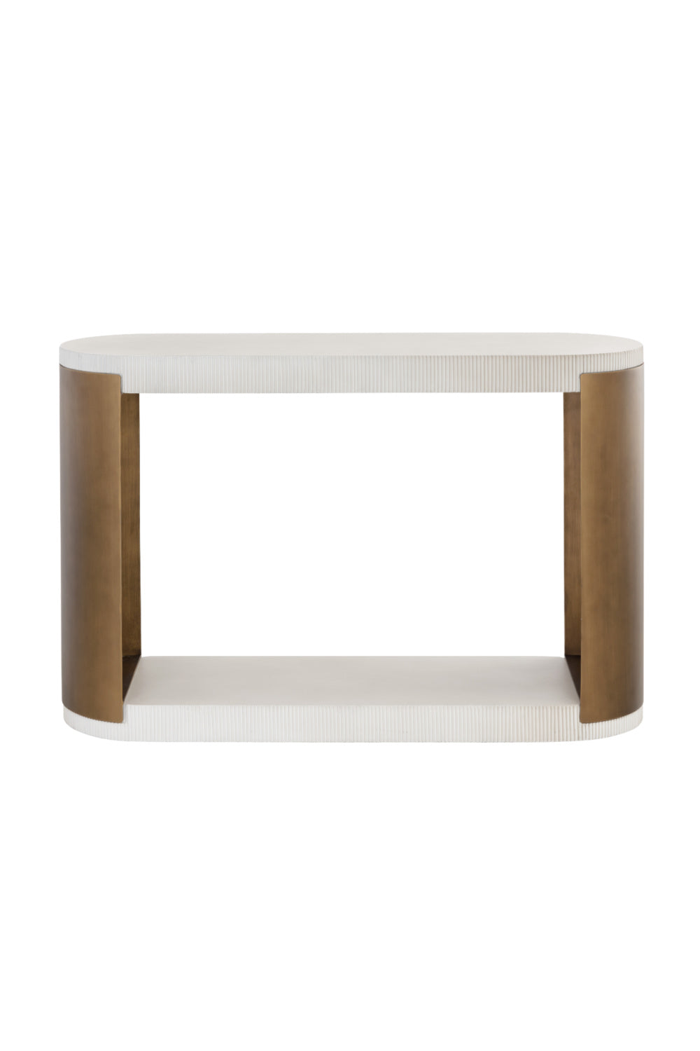White Concrete Console Table by Splendido Cavette