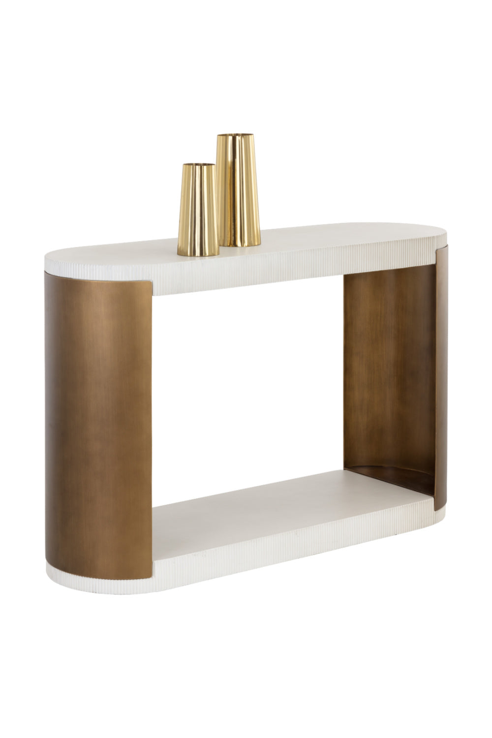 White Concrete Console Table by Splendido Cavette, alternate view 4
