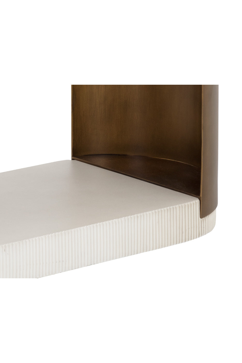 White Concrete Console Table by Splendido Cavette, alternate view 6