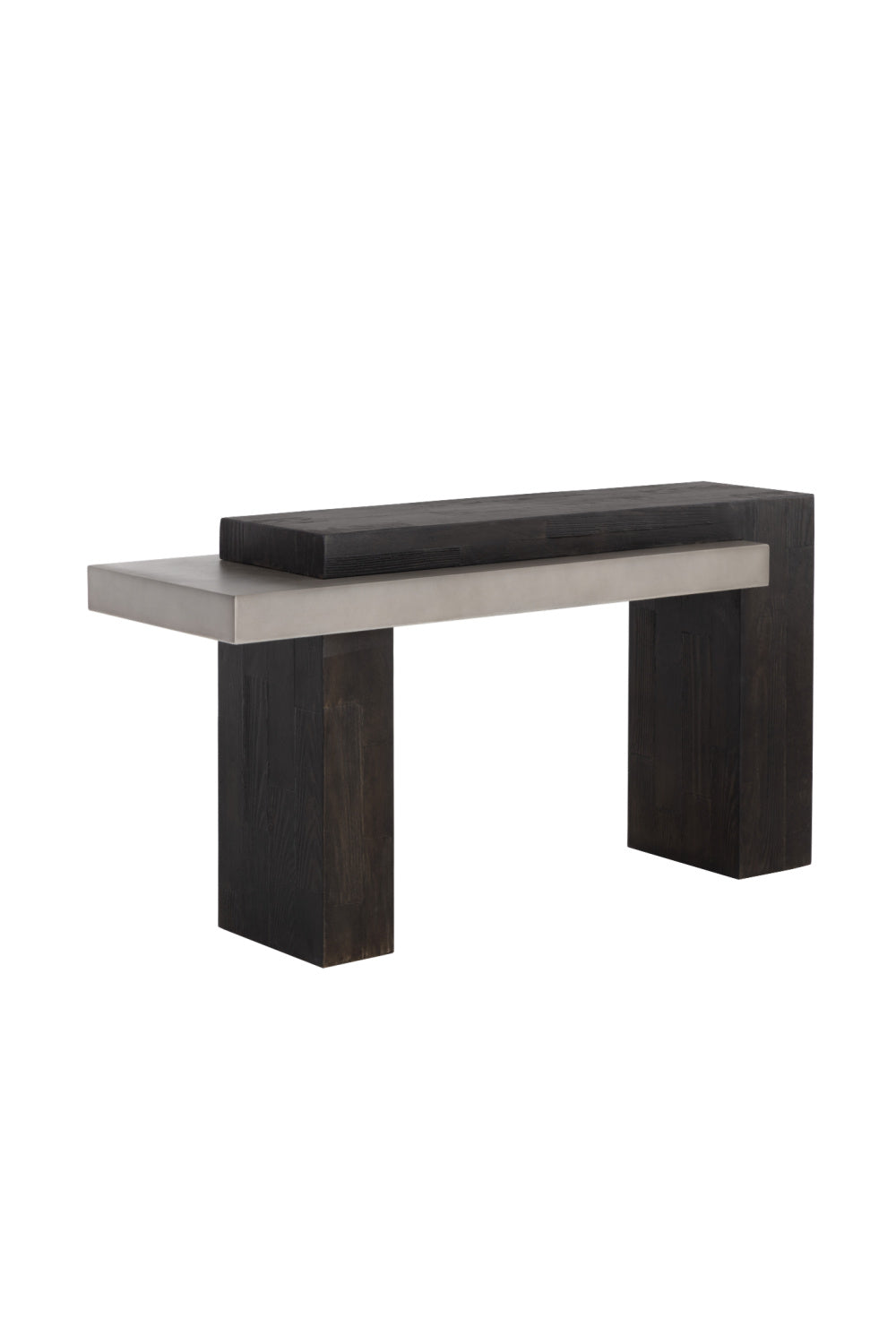 Rectangular Timber-Effect Indoor/Outdoor Console Table by Splendido Herriot, alternate view 6