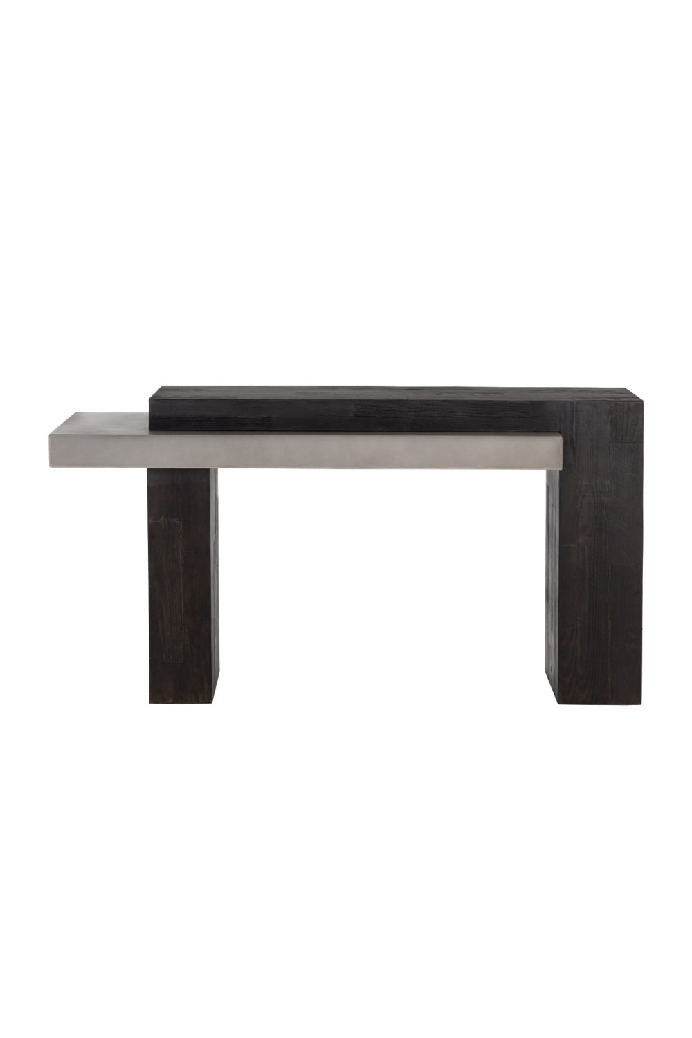 Rectangular Timber-Effect Indoor/Outdoor Console Table by Splendido Herriot, alternate view 9