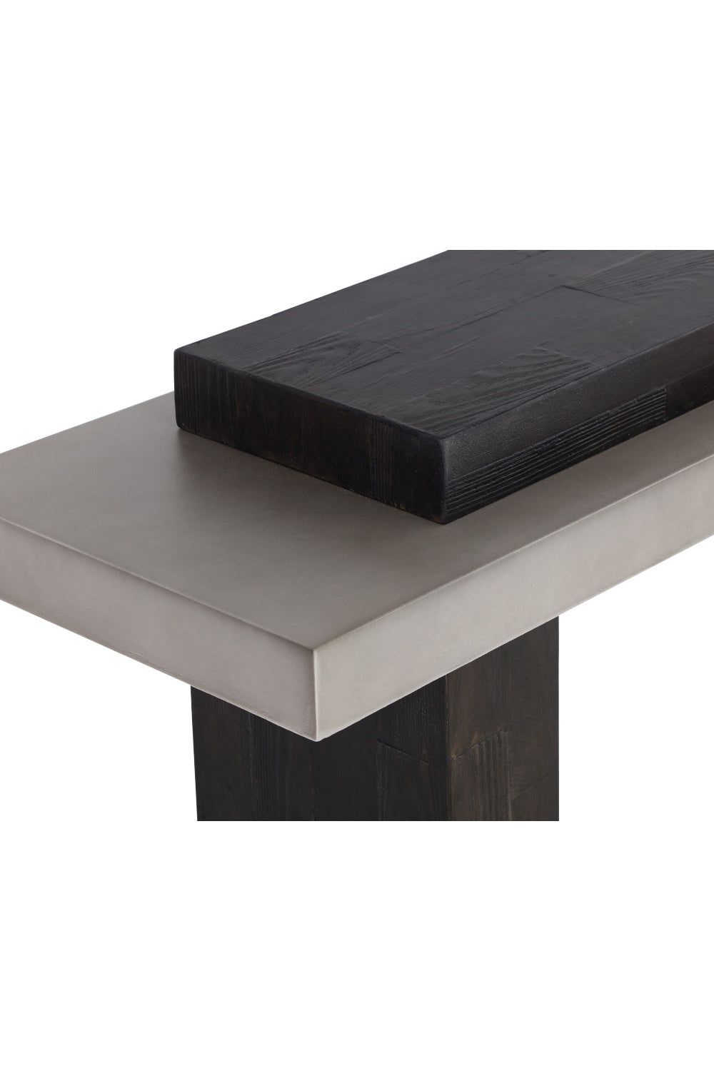 Rectangular Timber-Effect Indoor/Outdoor Console Table by Splendido Herriot, alternate view 10