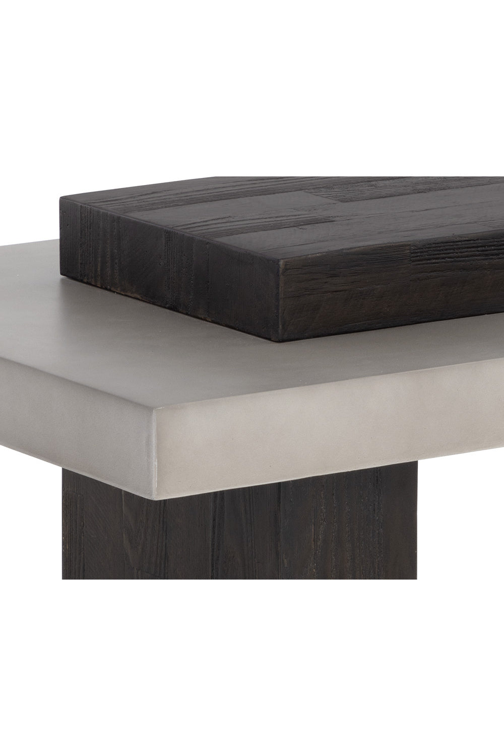 Rectangular Timber-Effect Indoor/Outdoor Coffee Table by Splendido Herriot, alternate view 16