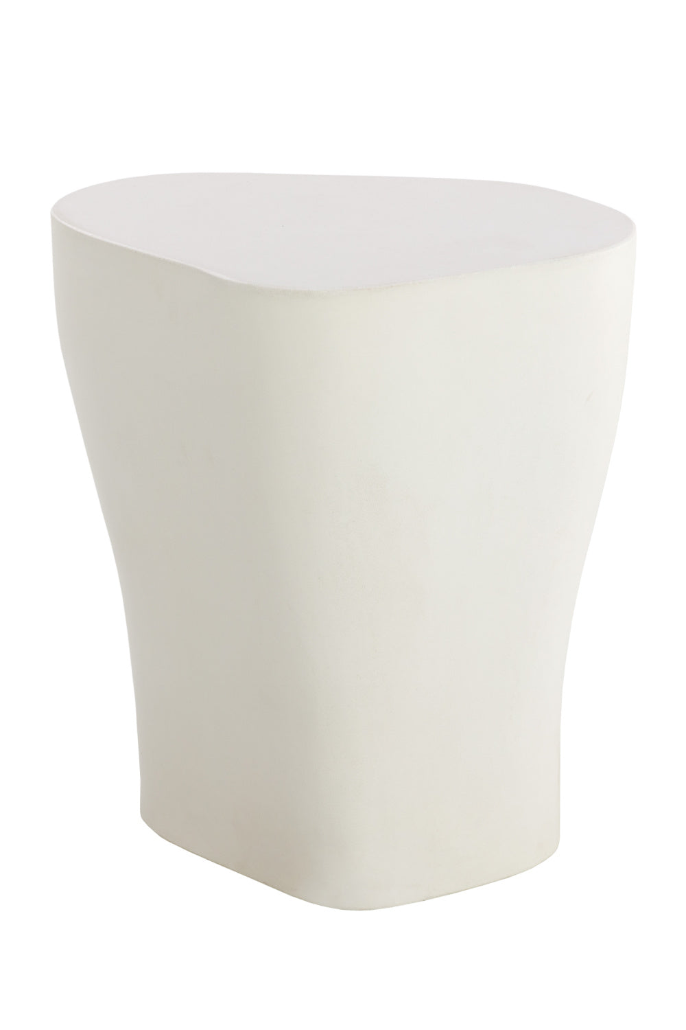 White Freeform Indoor/Outdoor End Table L by Splendido Dali Side Table