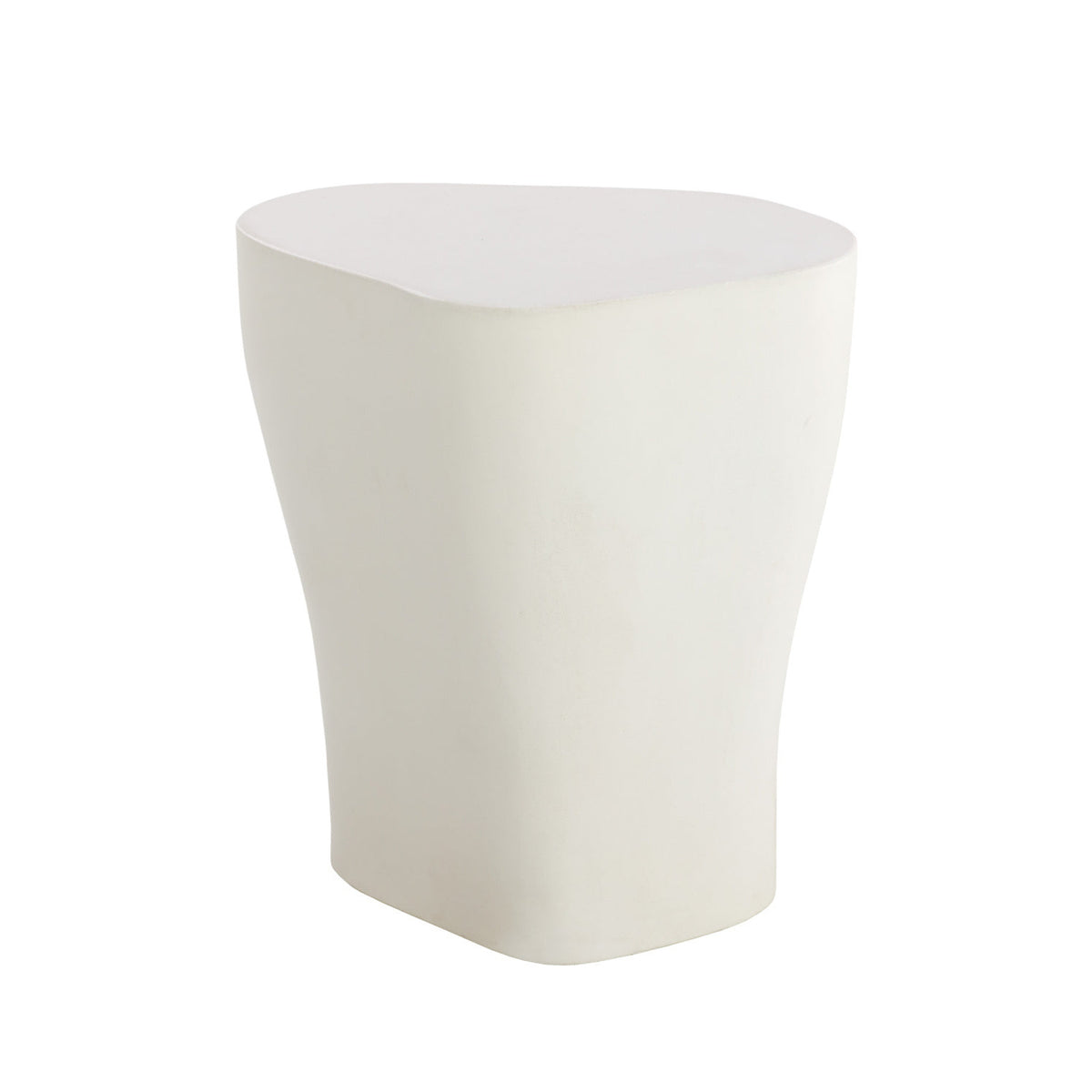 White Freeform Indoor/Outdoor End Table L | Splendido Dali
