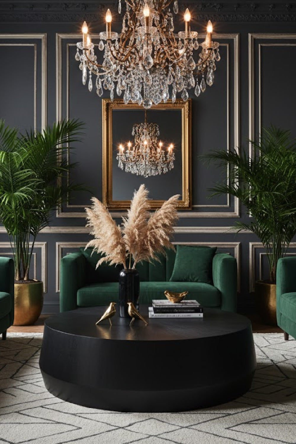 Etched Aluminum Coffee Table | Splendido Creed | Oroa.com