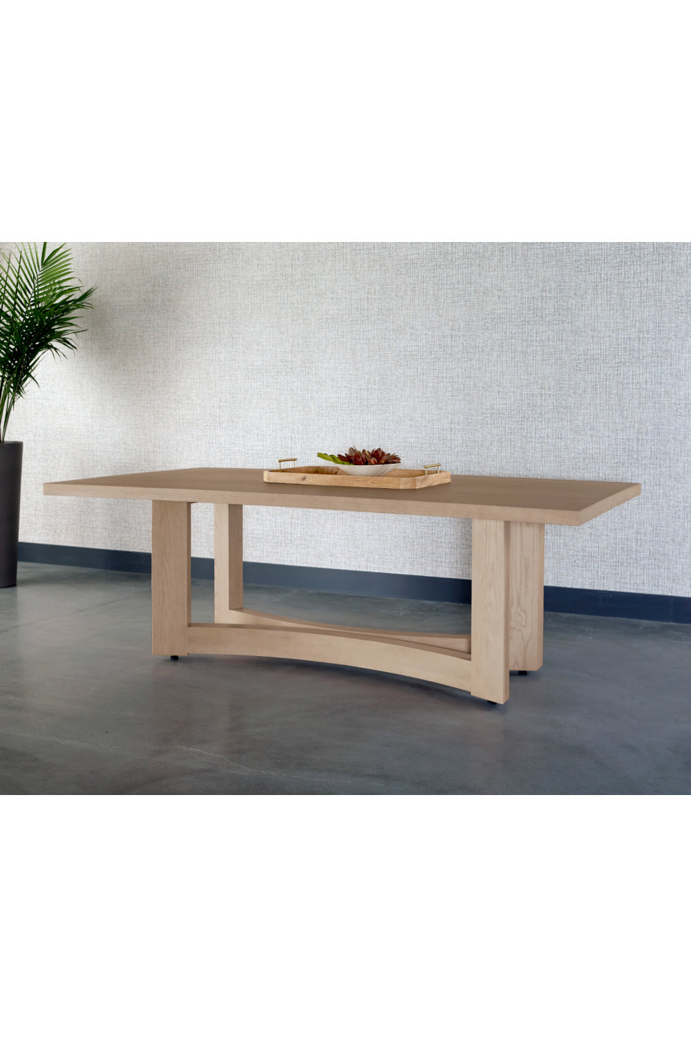 Light Washed Oak Dining Table by Splendido Arezza, alternate view 2