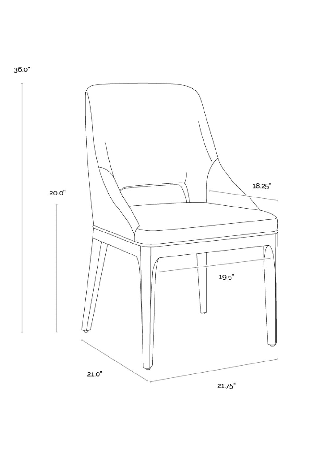Cutout Design Dining Chair by Splendido Estrada, alternate view 9