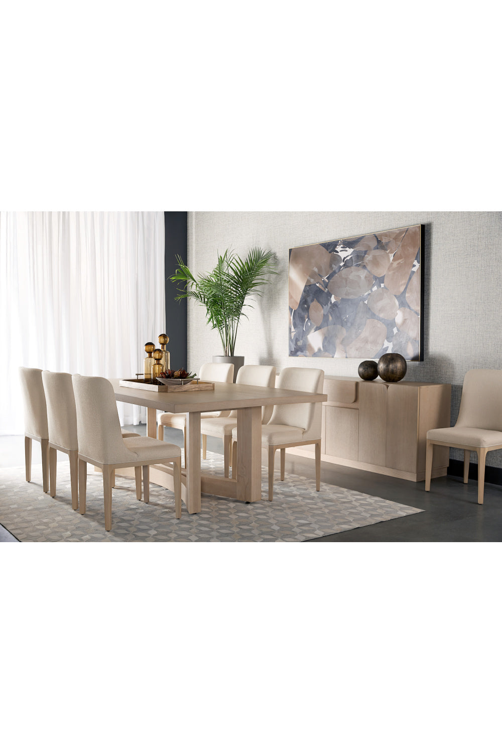 Minimalist Upholstered Dining Chair by Splendido Elisa, alternate view 12