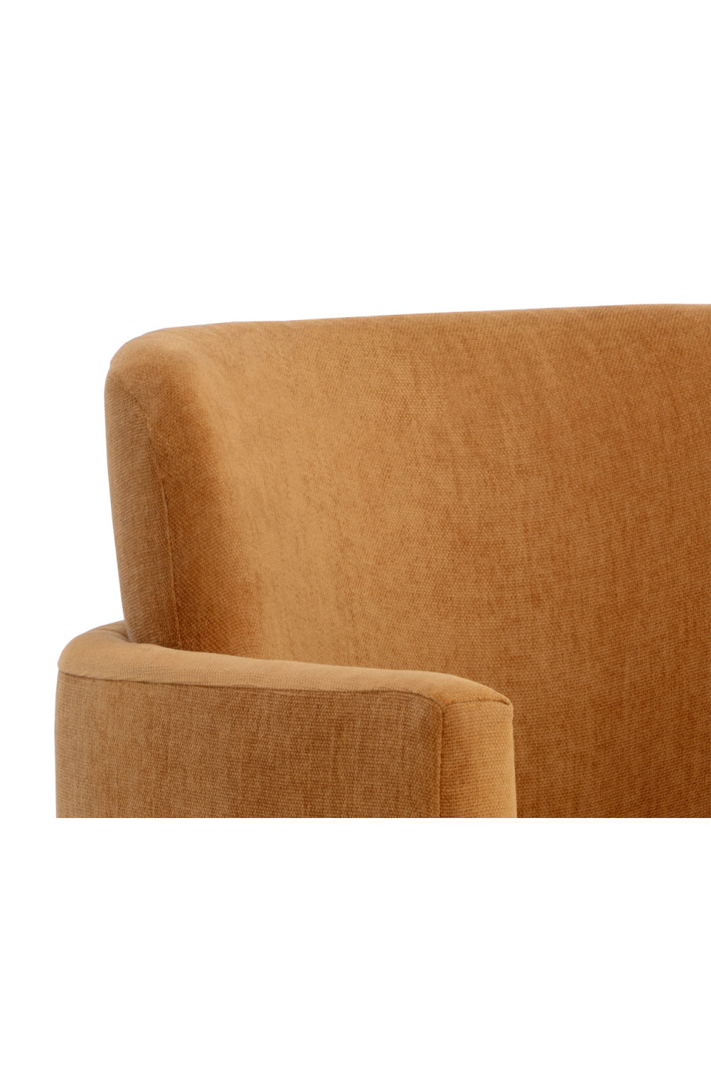 Modern European furniture - Yellow Fabric Dining Armchair - www.oroa.com