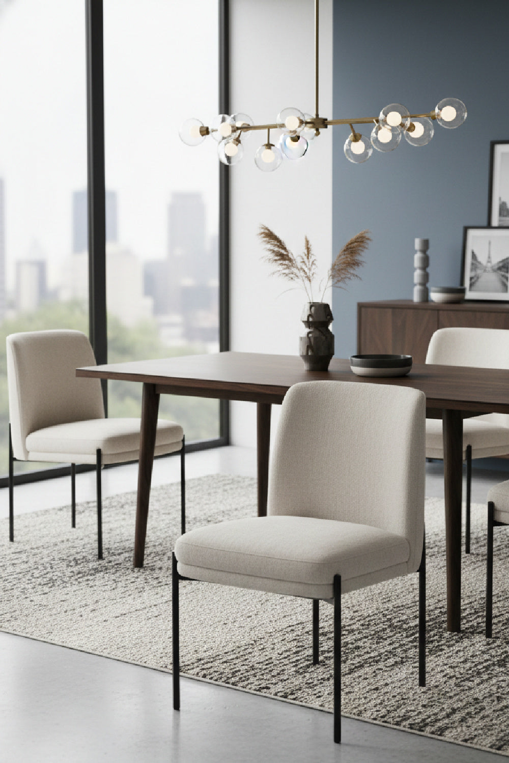 Textured Fabric Dining Chair by Splendido Richie, alternate view 2