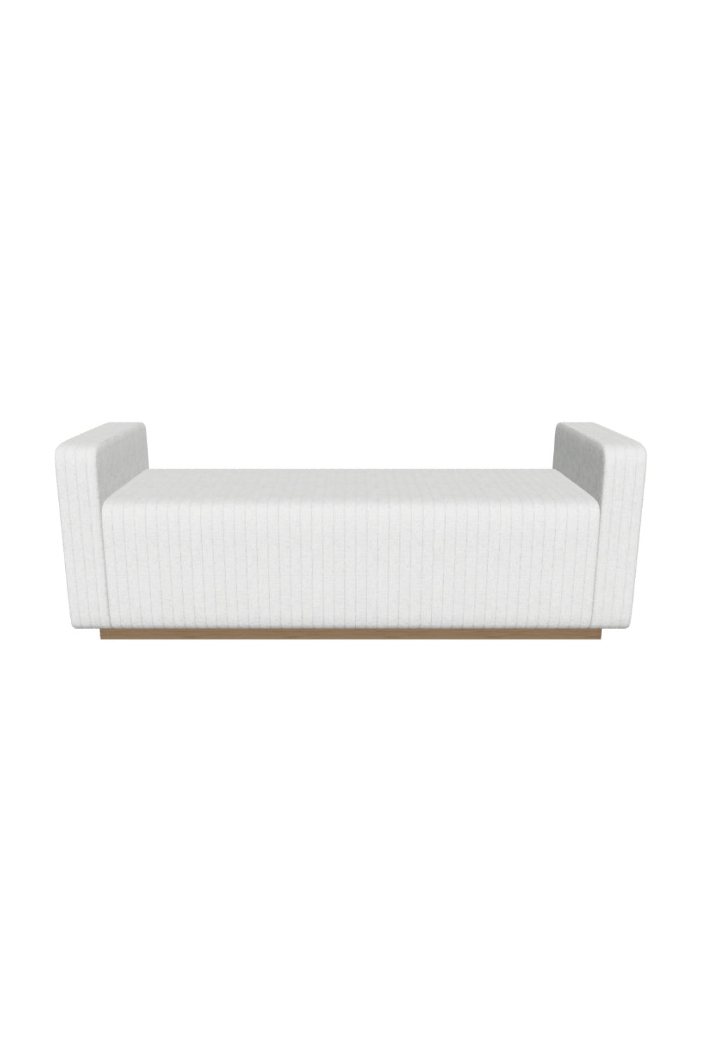 Channel-Tufted Fabric Bench by Splendido Odette