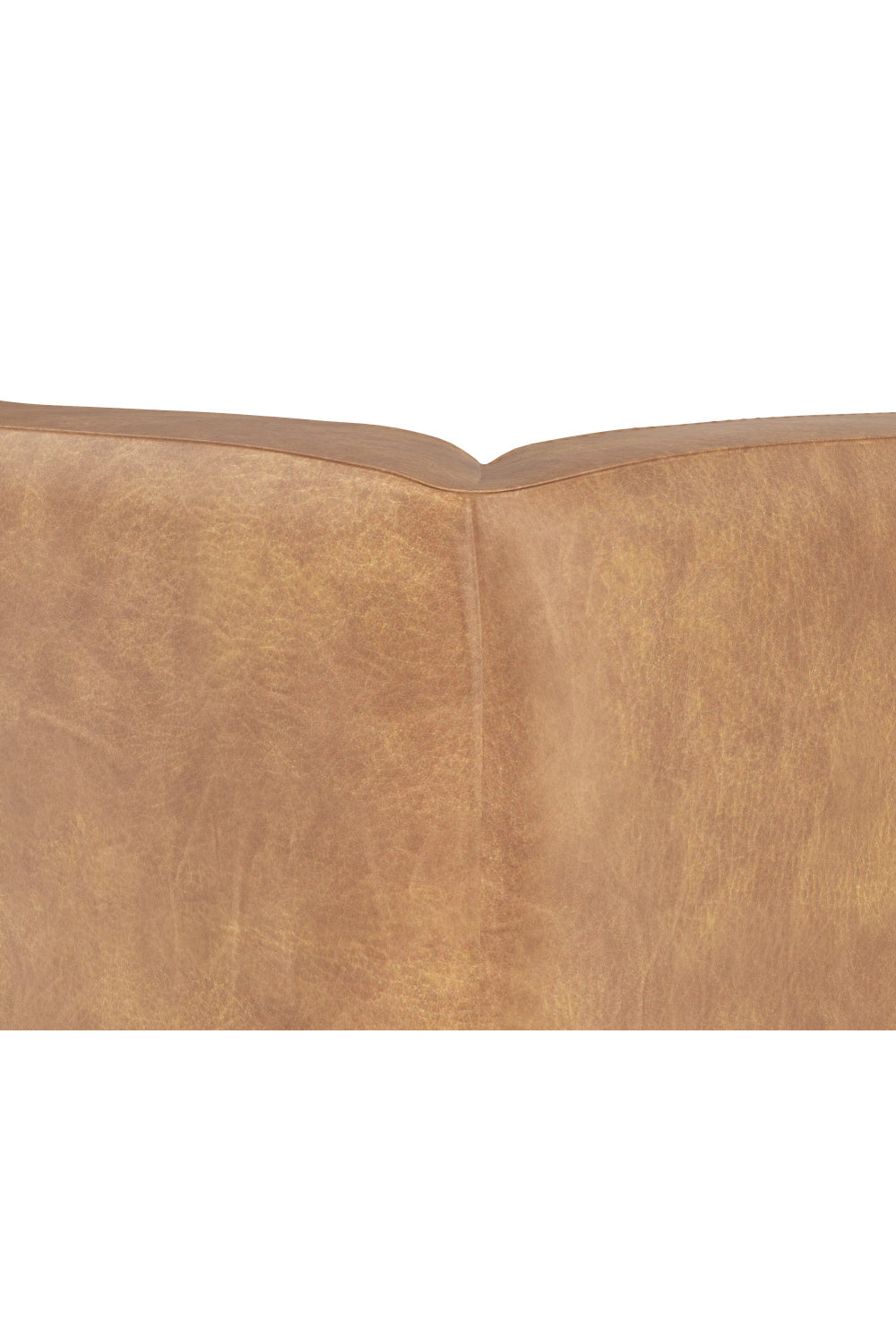 Brown Leather Chaise Sofa by Splendido Brandi, alternate view 7