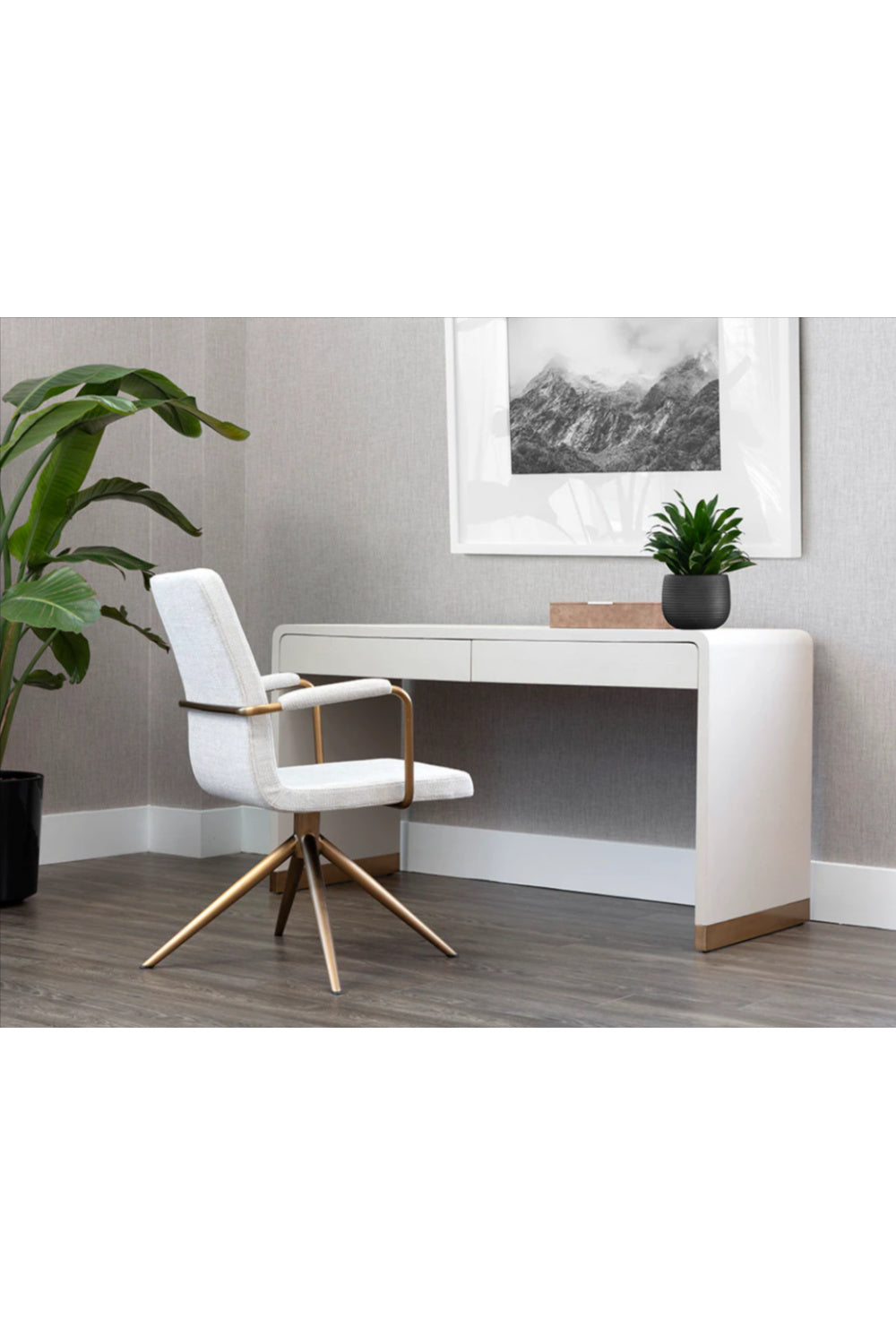Curved Wood Desk by Splendido Ilona, alternate view 7