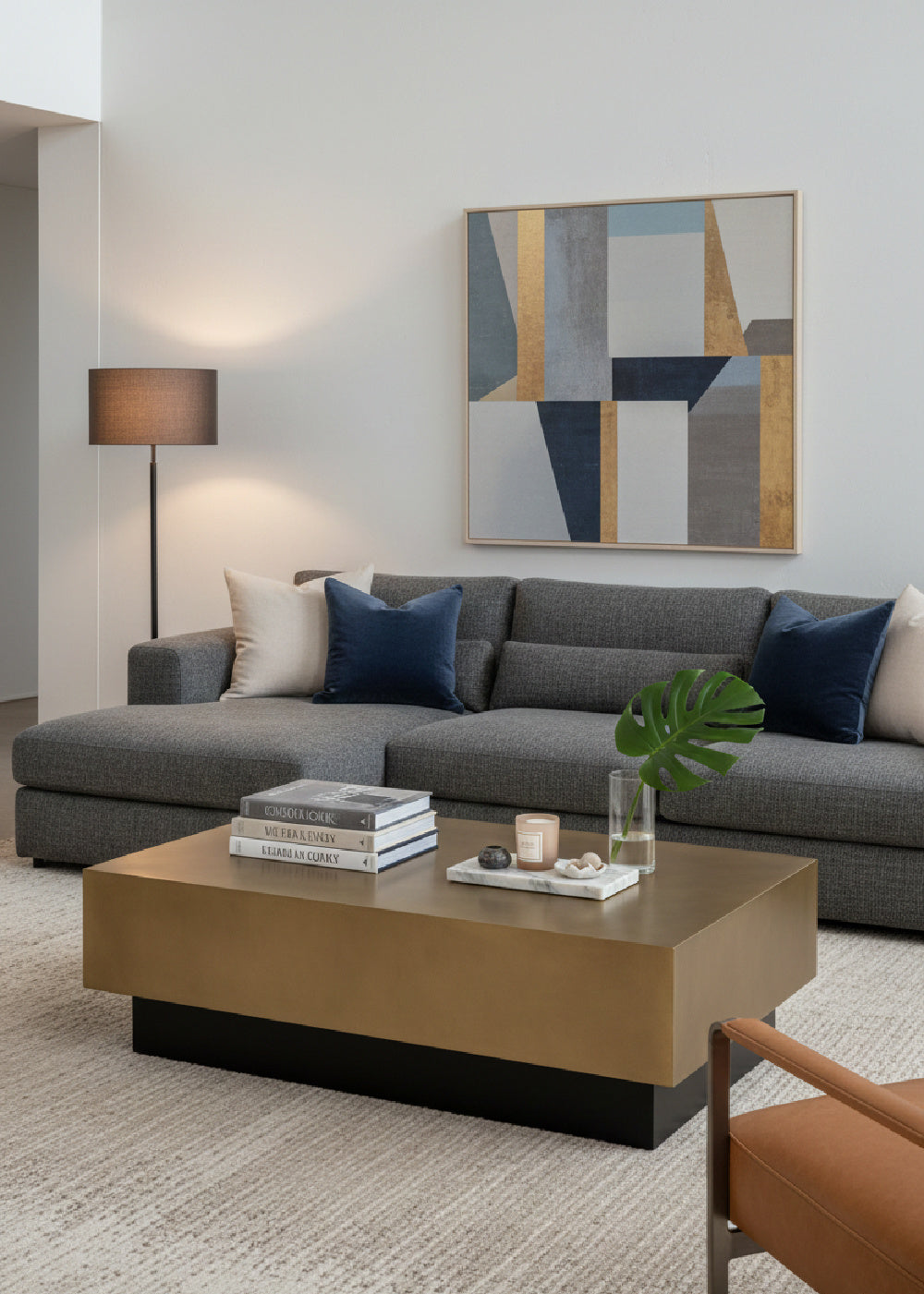 Steel Top Coffee Table by Splendido Blakely, alternate view 2