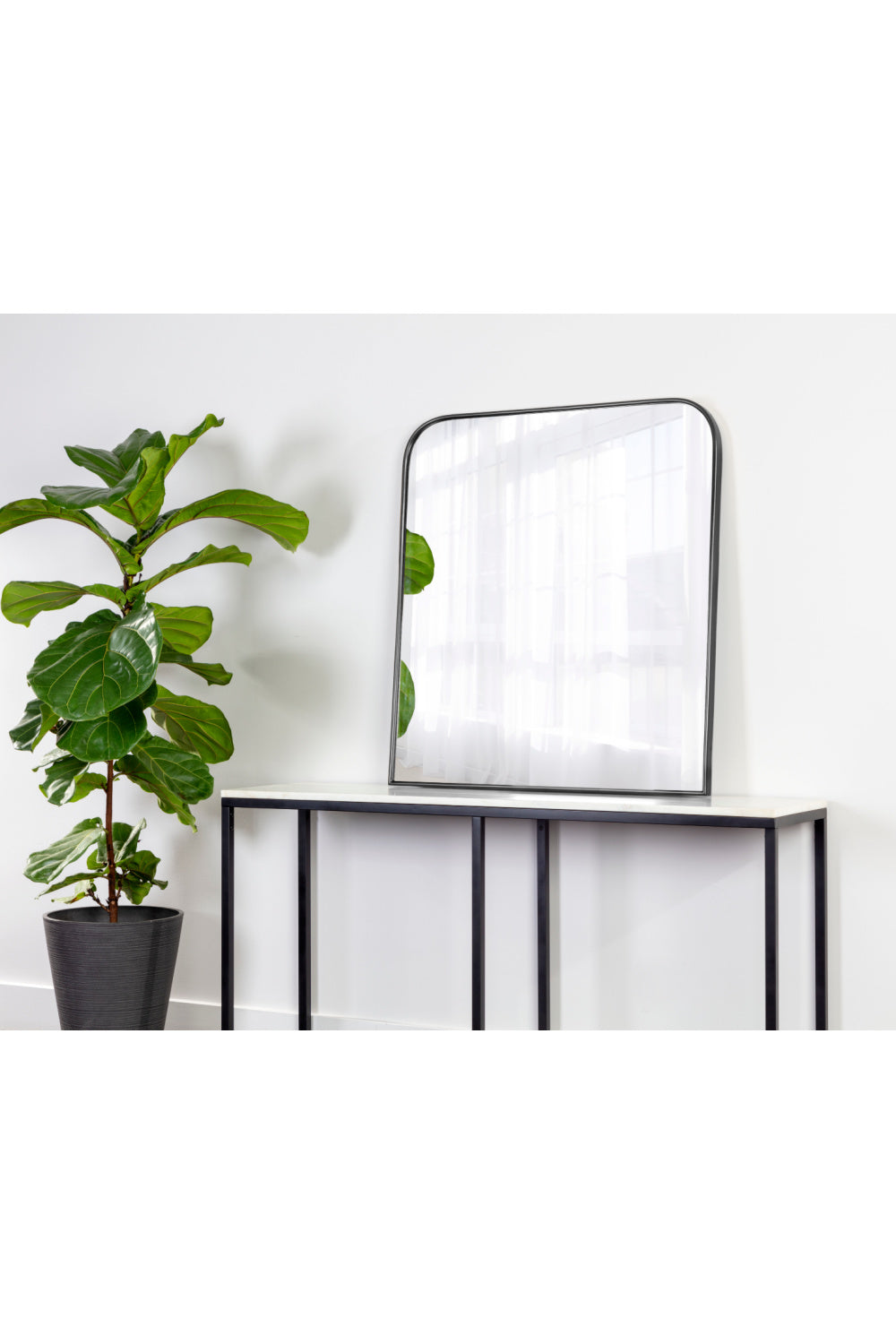 Iron Framed Wall Mirror by Splendido Calabasas, alternate view 9