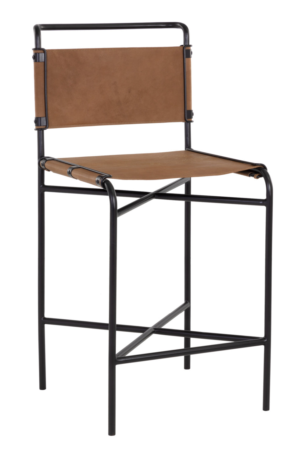 Classic Leather Counter Stool by Splendido Corrigan, alternate view 3
