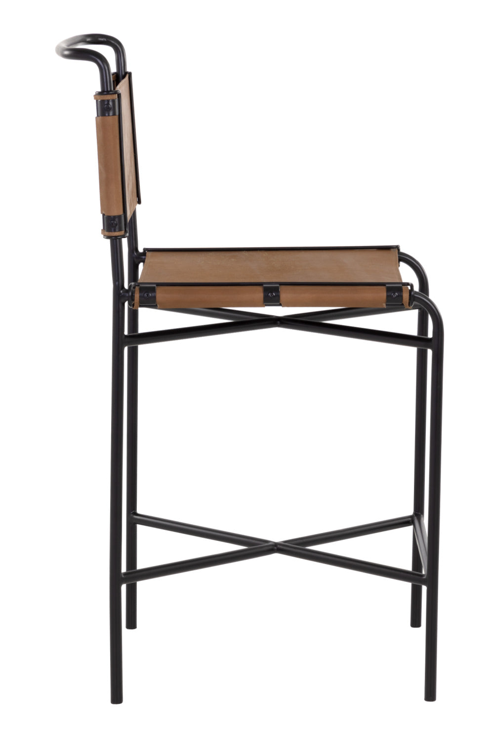 Classic Leather Counter Stool by Splendido Corrigan, alternate view 4
