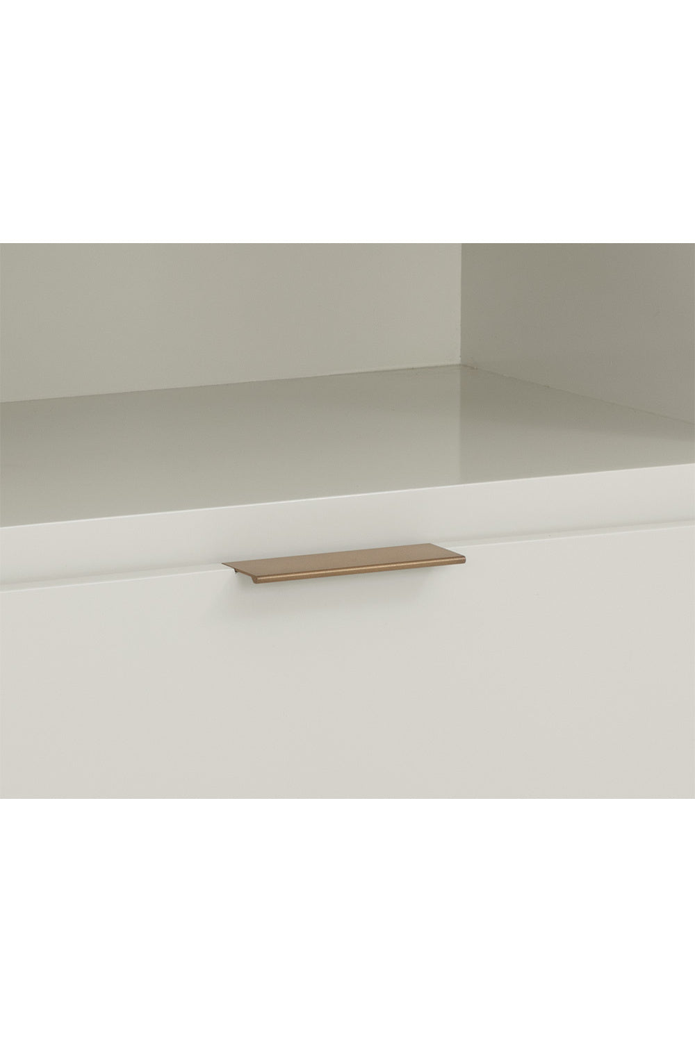 Rectangular Cream Bedside Table by Splendido Jenkins Nightstand, alternate view 6
