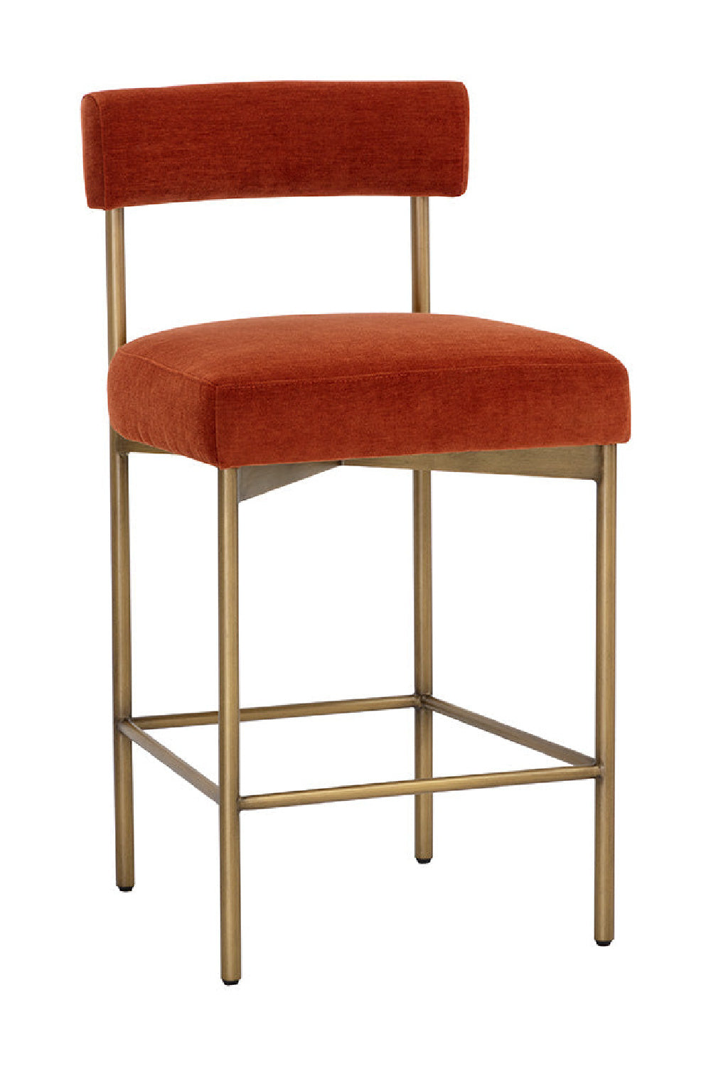 Low Back Fabric Counter Stool by Splendido Seneca Barstool, alternate view 18