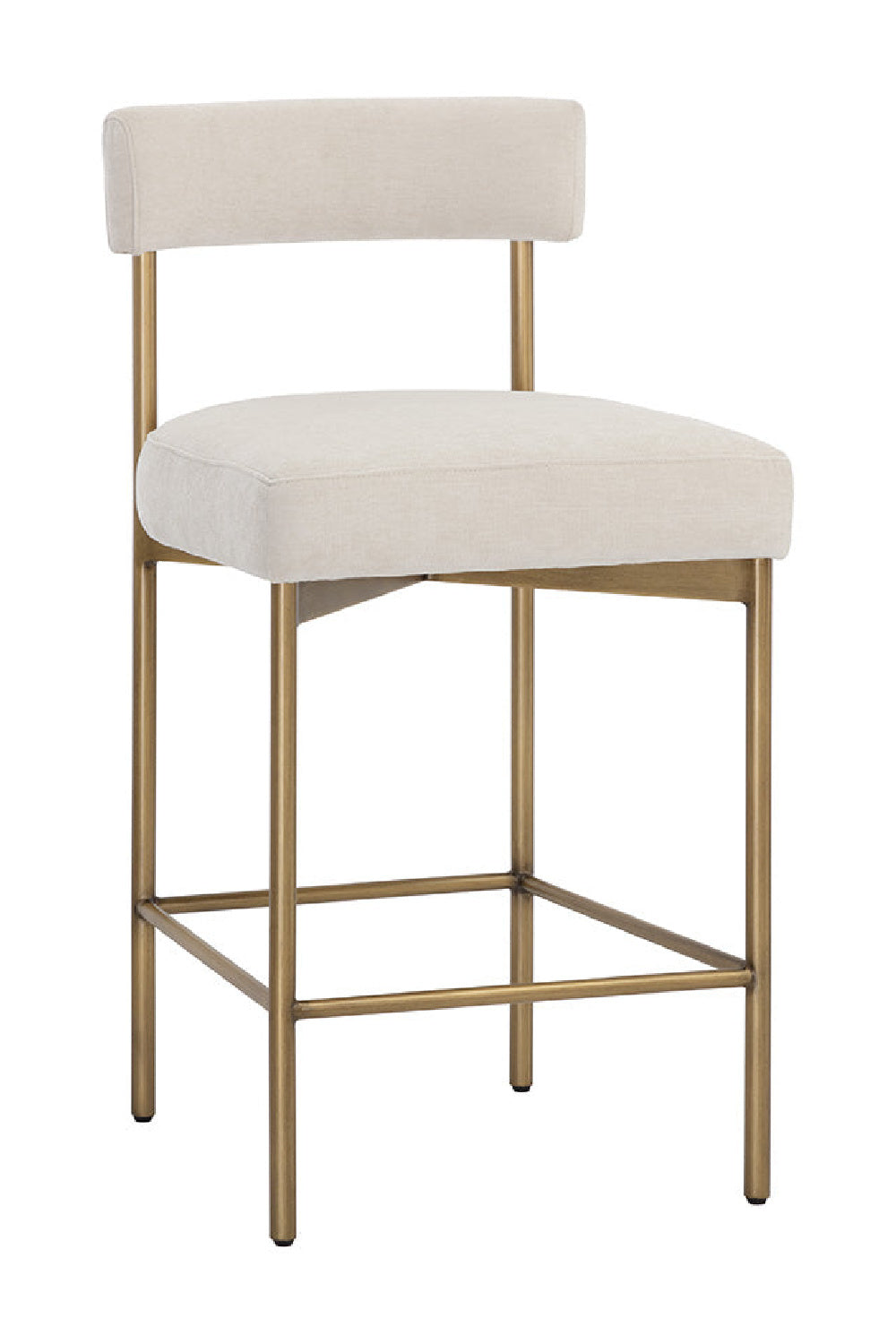 Low Back Fabric Counter Stool by Splendido Seneca Barstool