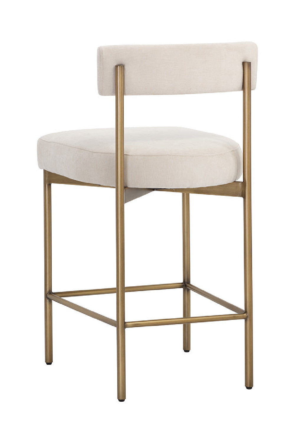 Low Back Fabric Counter Stool by Splendido Seneca Barstool, alternate view 5