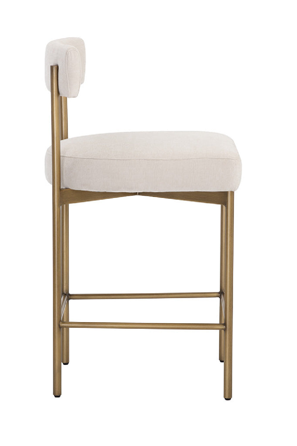 Low Back Fabric Counter Stool by Splendido Seneca Barstool, alternate view 4