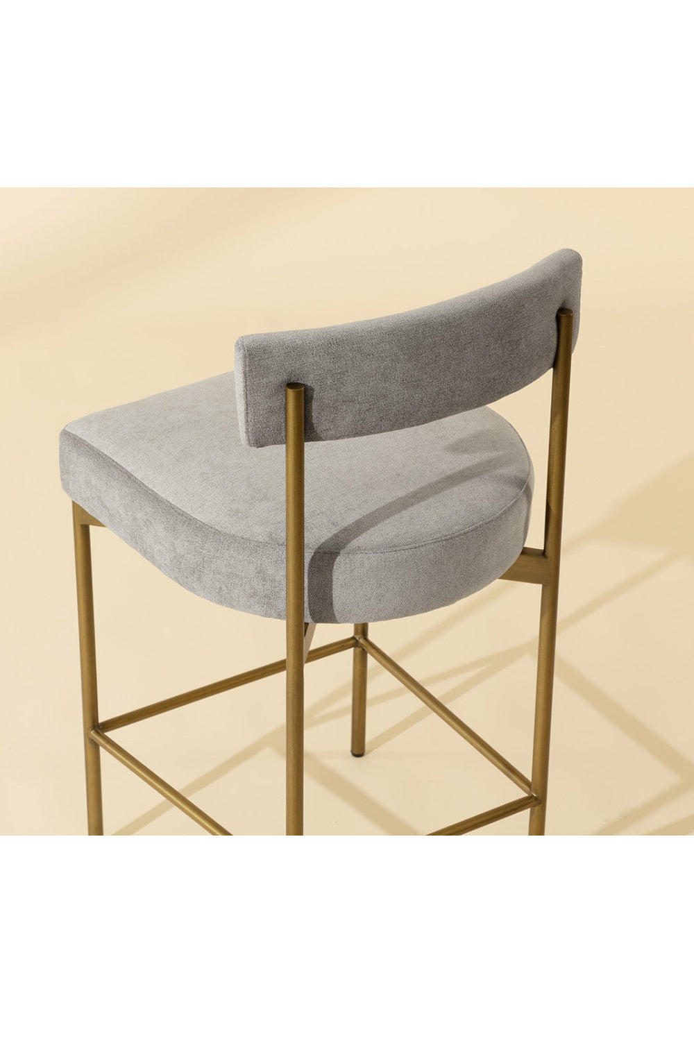 Low Back Fabric Counter Stool by Splendido Seneca Barstool, alternate view 6