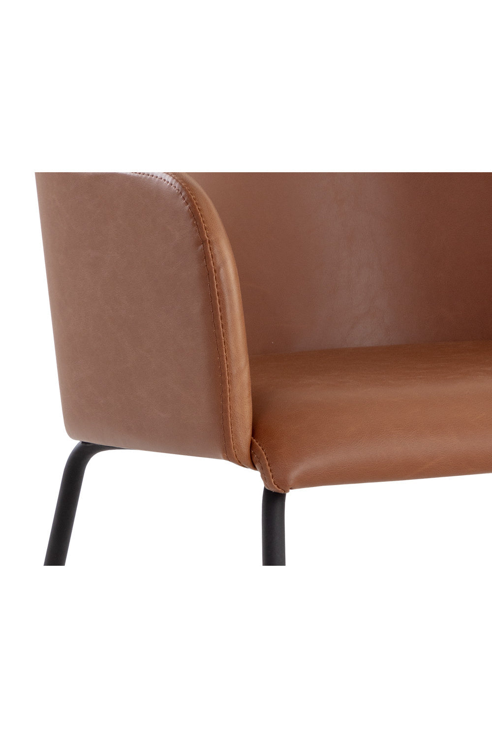 Leather Look Dining Armchair by Splendido Hensley Dining Chair, alternate view 7