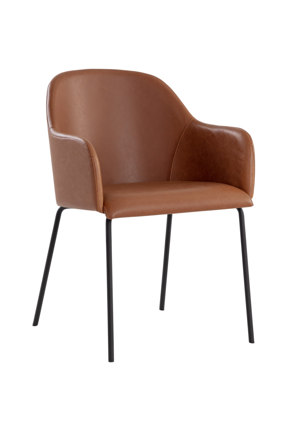 Leather Look Dining Armchair by Splendido Hensley Dining Chair, alternate view 3