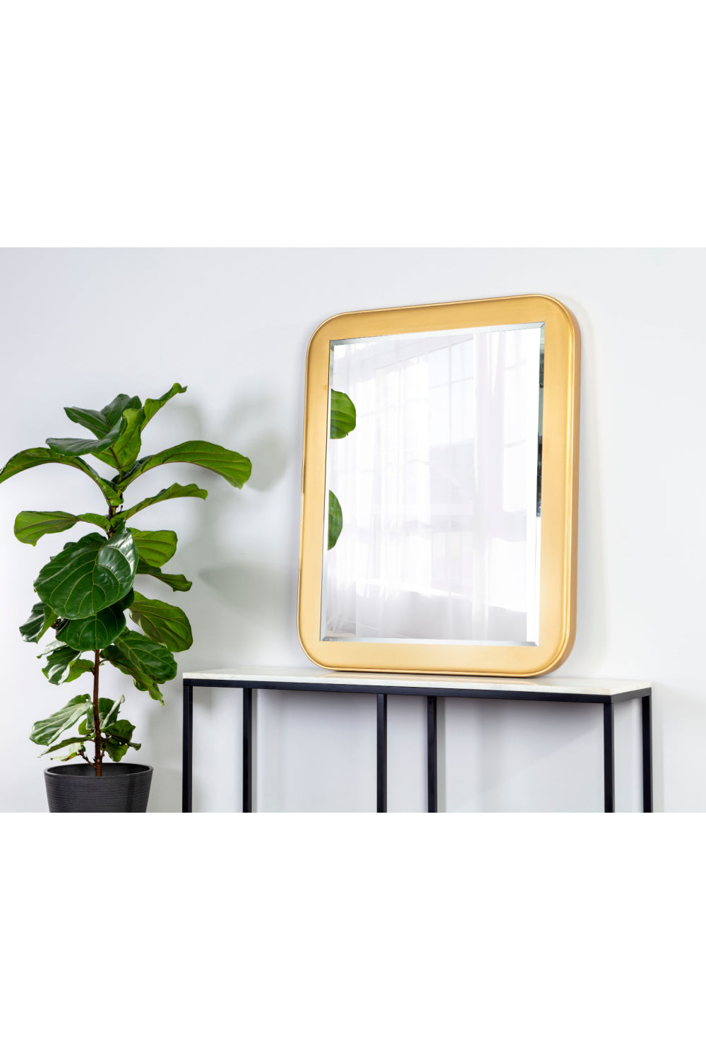 Gold Framed Wall Mirror by Splendido Topanga, alternate view 7
