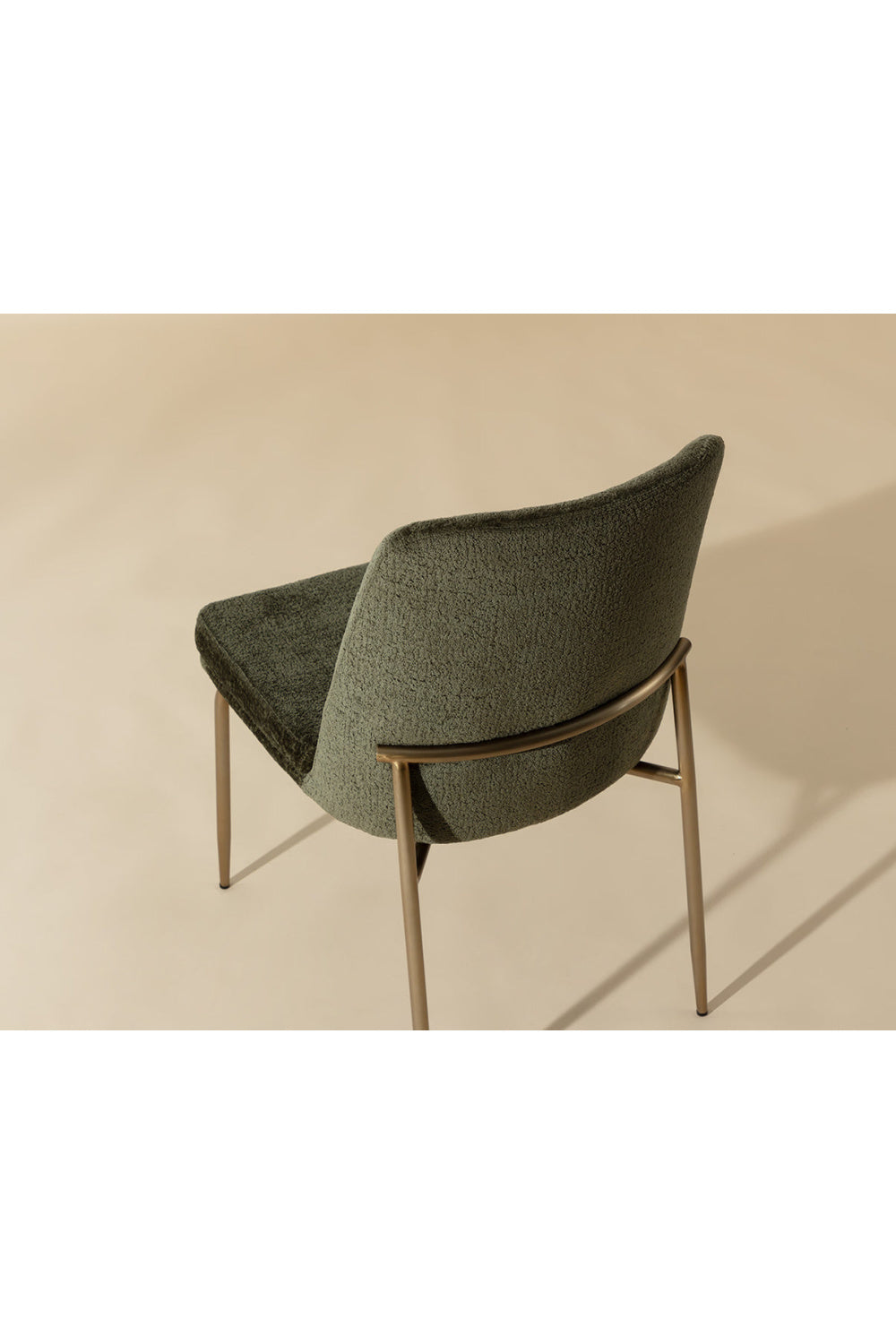 Modern European furniture - Green Fabric Dining Chairs (2) - www.oroa.com