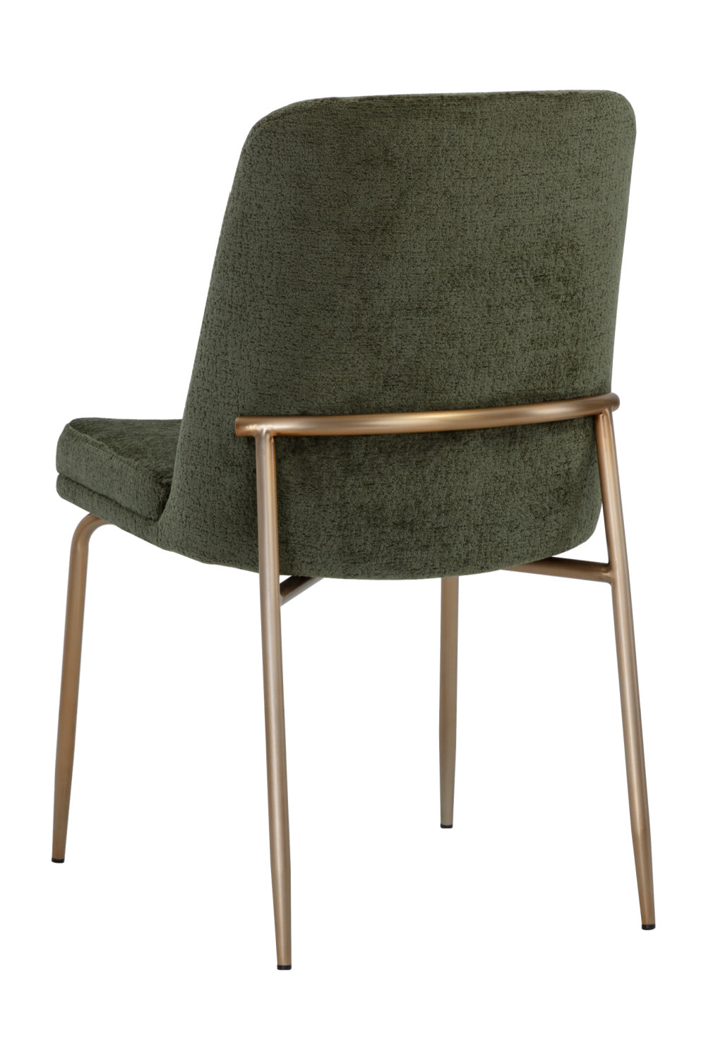 Modern European furniture - Green Fabric Dining Chairs (2) - www.oroa.com
