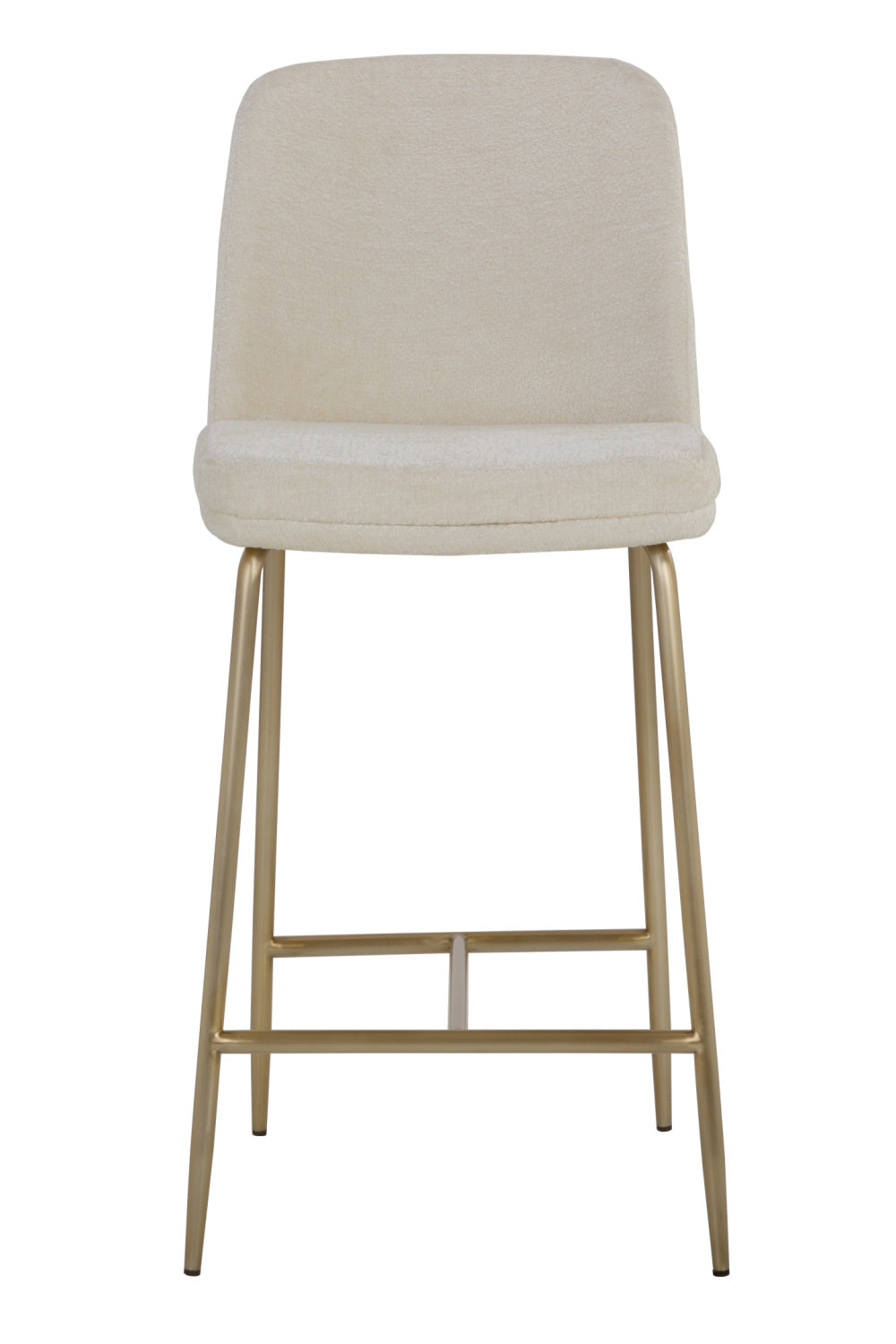 Antique Brass Fabric Counter Stool by Splendido Zeke, alternate view 3