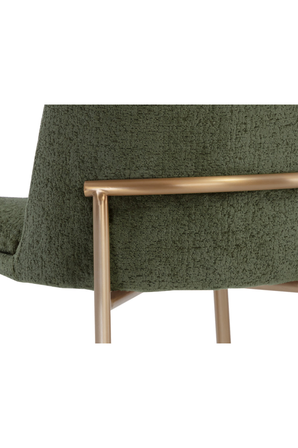 Antique Brass Fabric Counter Stool by Splendido Zeke, alternate view 16