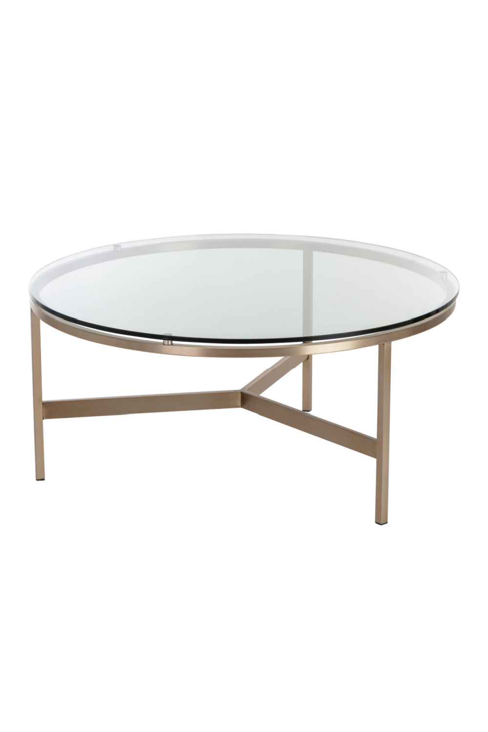 Bronze Framed Glass Coffee Table by Splendido Flato