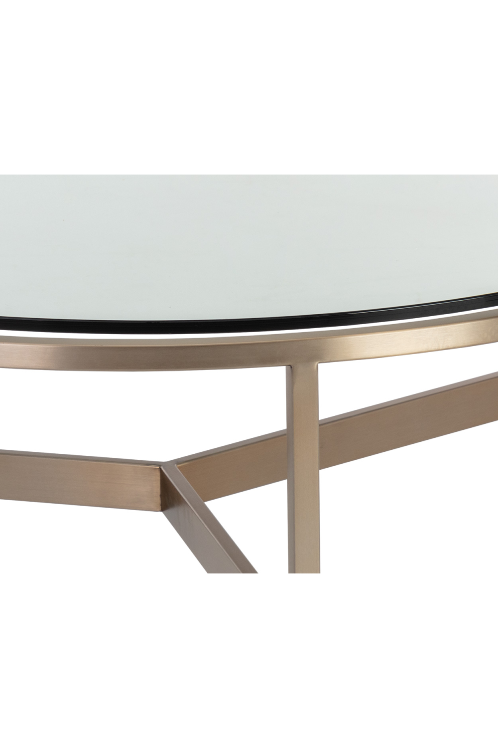 Bronze Framed Glass Coffee Table by Splendido Flato, alternate view 5