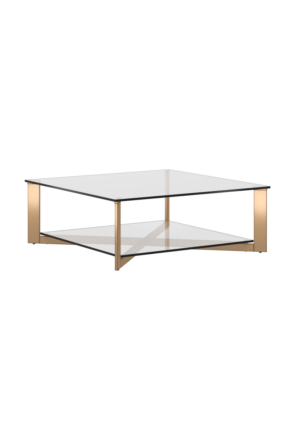 Square Glass Coffee Table by Splendido Xavier, alternate view 3