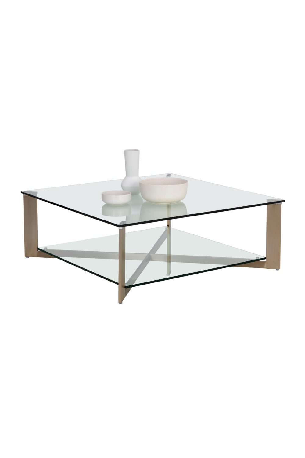 Square Glass Coffee Table by Splendido Xavier, alternate view 4