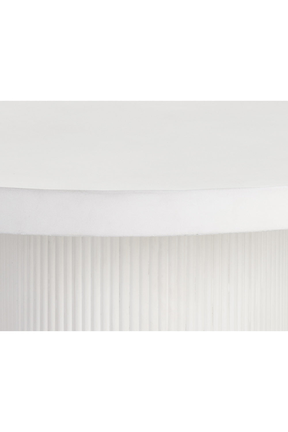 White Concrete Indoor/Outdoor Dining Table by Splendido Nicolette, alternate view 4