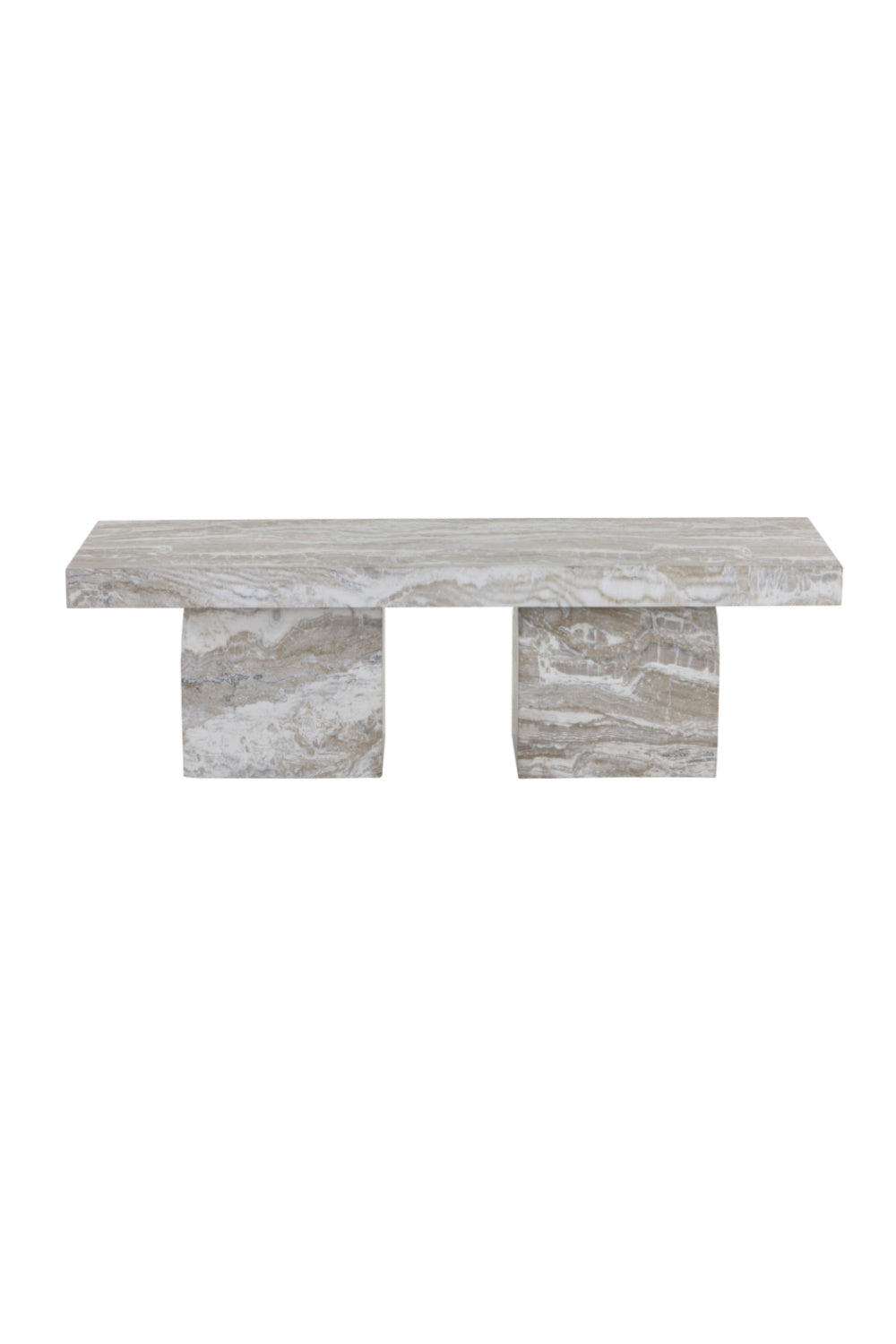 Sand Marble Concrete Outdoor Bench by Splendido Colohan Outdoor Lounge Chair